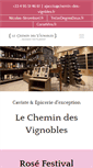 Mobile Screenshot of chemin-des-vignobles.fr
