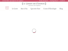 Tablet Screenshot of chemin-des-vignobles.fr